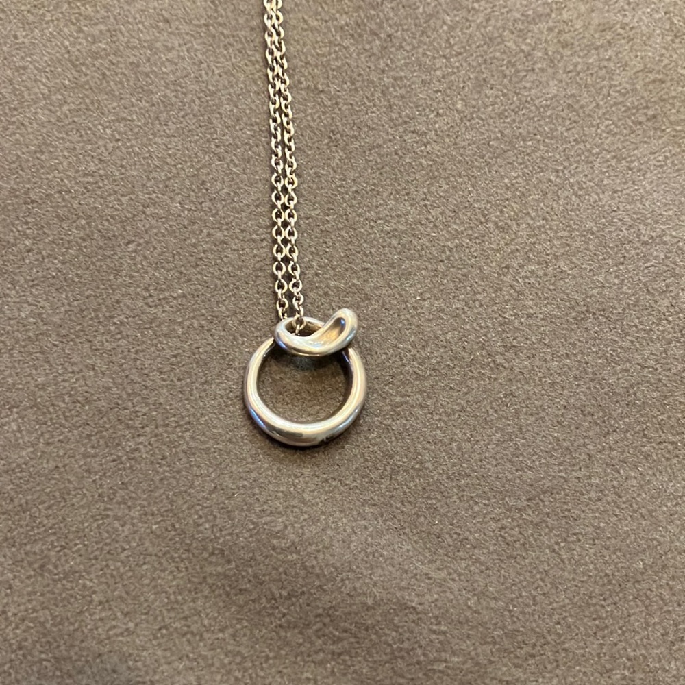 Tiffany&Co initial necklace